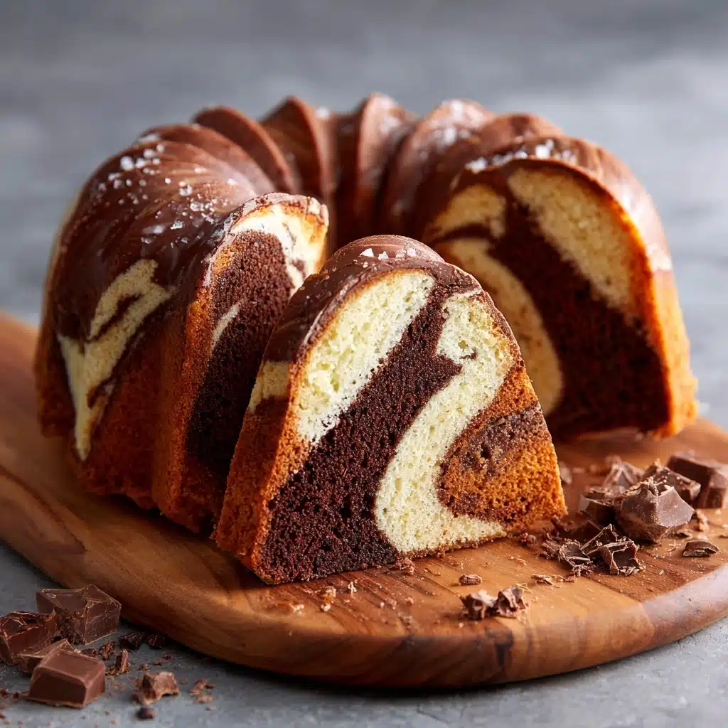 Double Chocolate Ricotta Marble Cake: A Decadent Delight Recipe - Recipe Image