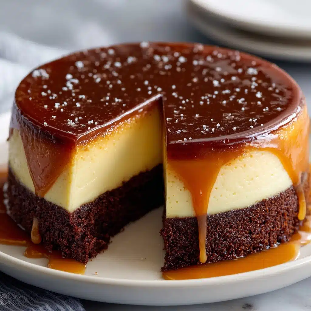 The Sweetest Twist: Magic Melt Chocoflan Recipe - Recipe Image