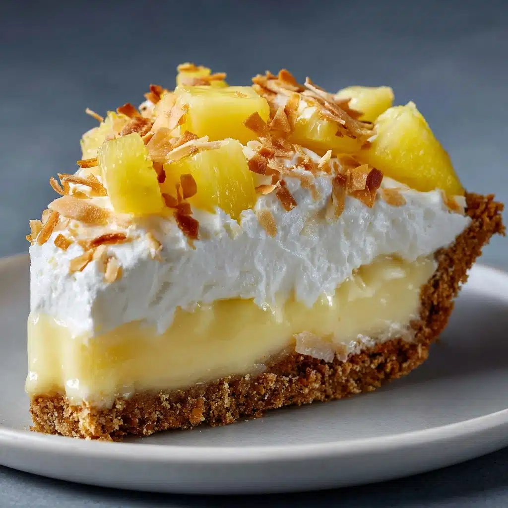 Pineapple Cream Cheese Pie Recipe - Recipe Image