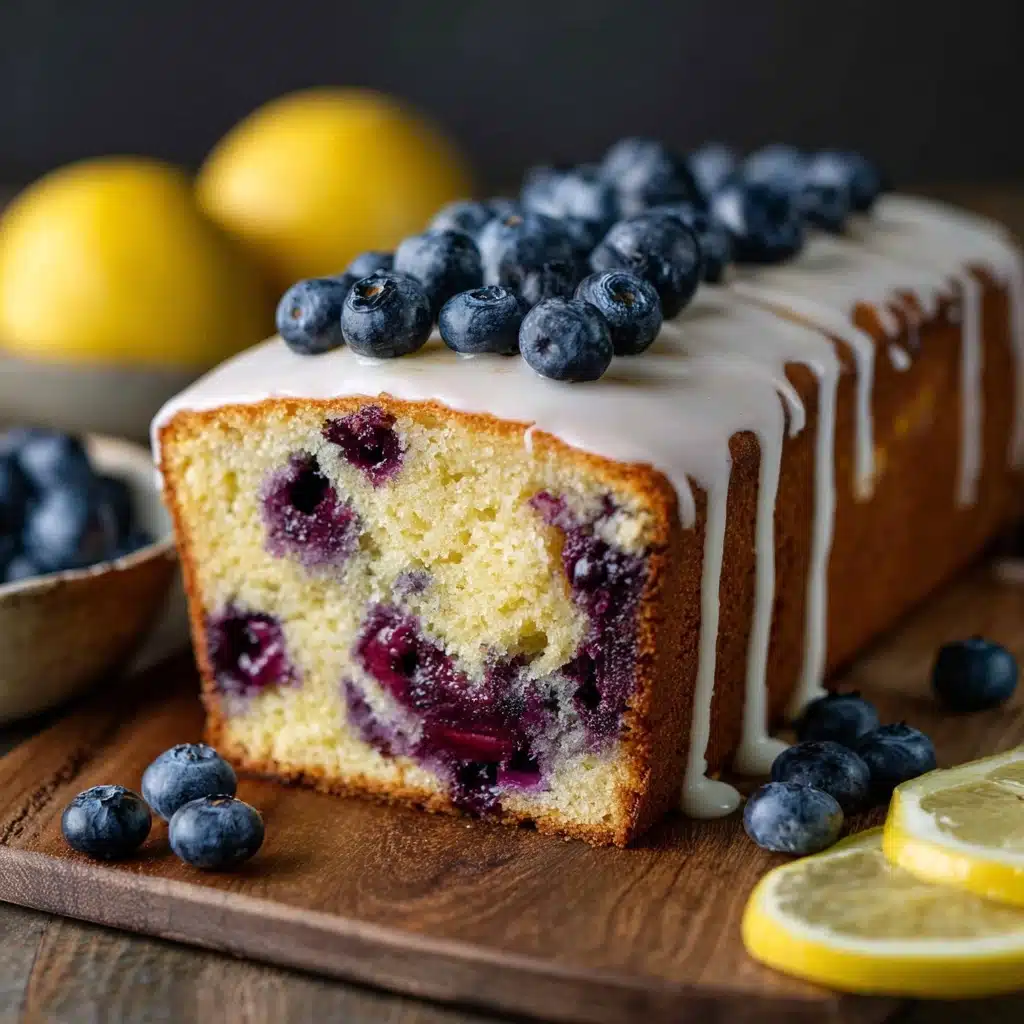 Lemon Blueberry Loaf with Zesty Glaze Recipe - Recipe Image