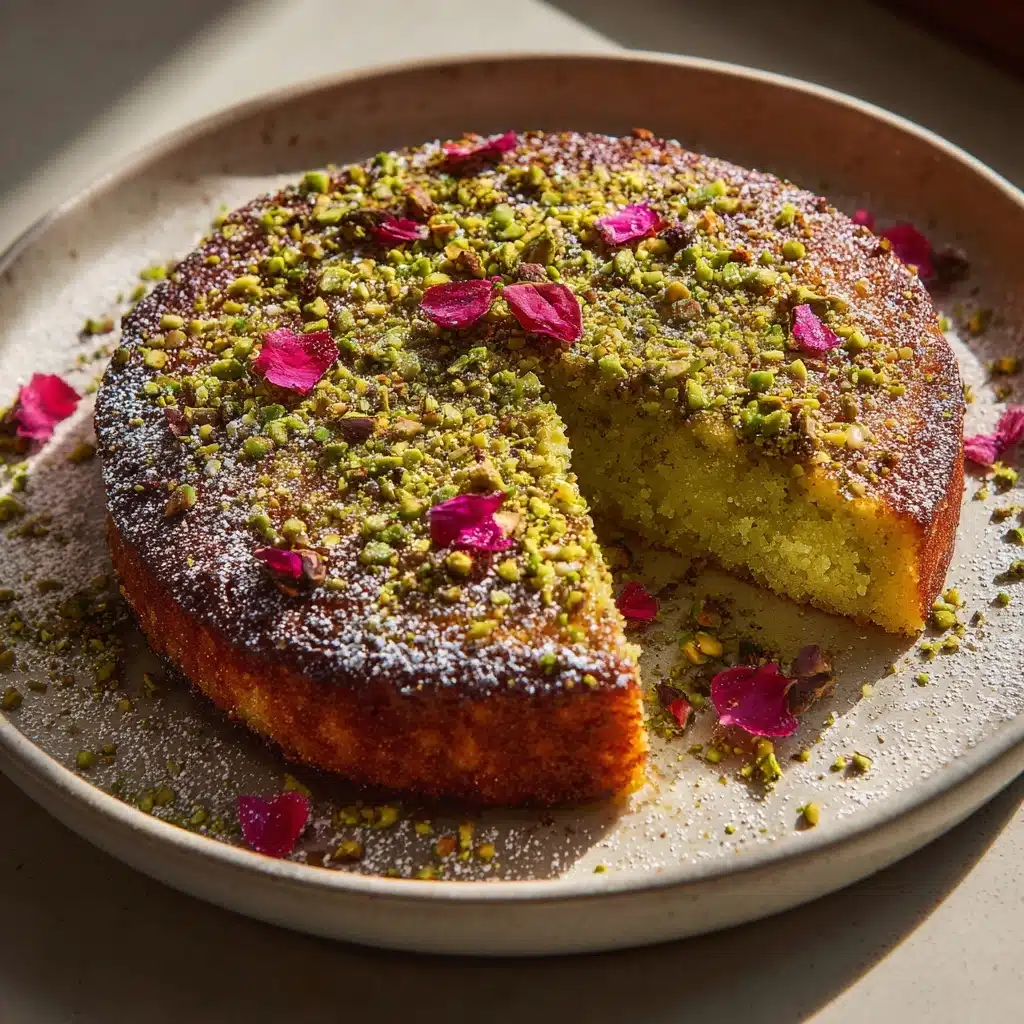 Rosewater Pistachio Cake Recipe - Recipe Image