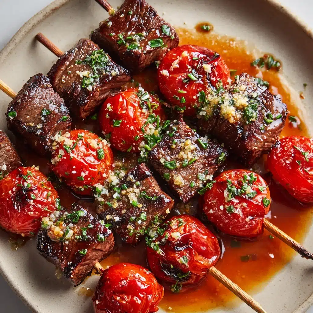 Pizza Steak Skewers Recipe - Recipe Image
