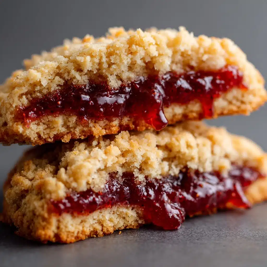 Peanut Butter and Jelly Cookies Recipe - Recipe Image