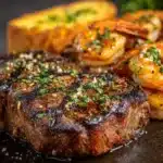 Garlic Butter Grilled Steak & Shrimp Recipe