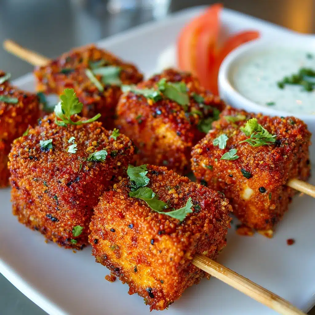 Breaded Chicken Skewers Recipe - Recipe Image