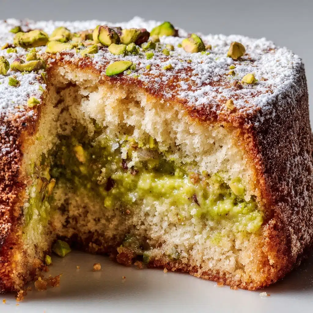 Pistachio Ooey Gooey Butter Cake Recipe - Recipe Image