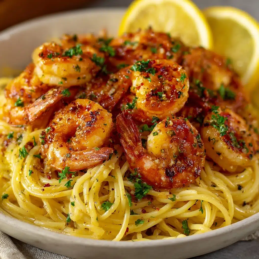 Garlic Shrimp Pasta Recipe - Recipe Image