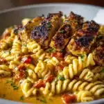 Bold & Zesty Buffalo Ranch Chicken Pasta Skillet Recipe