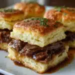 French Dip Stuffed Biscuits Recipe