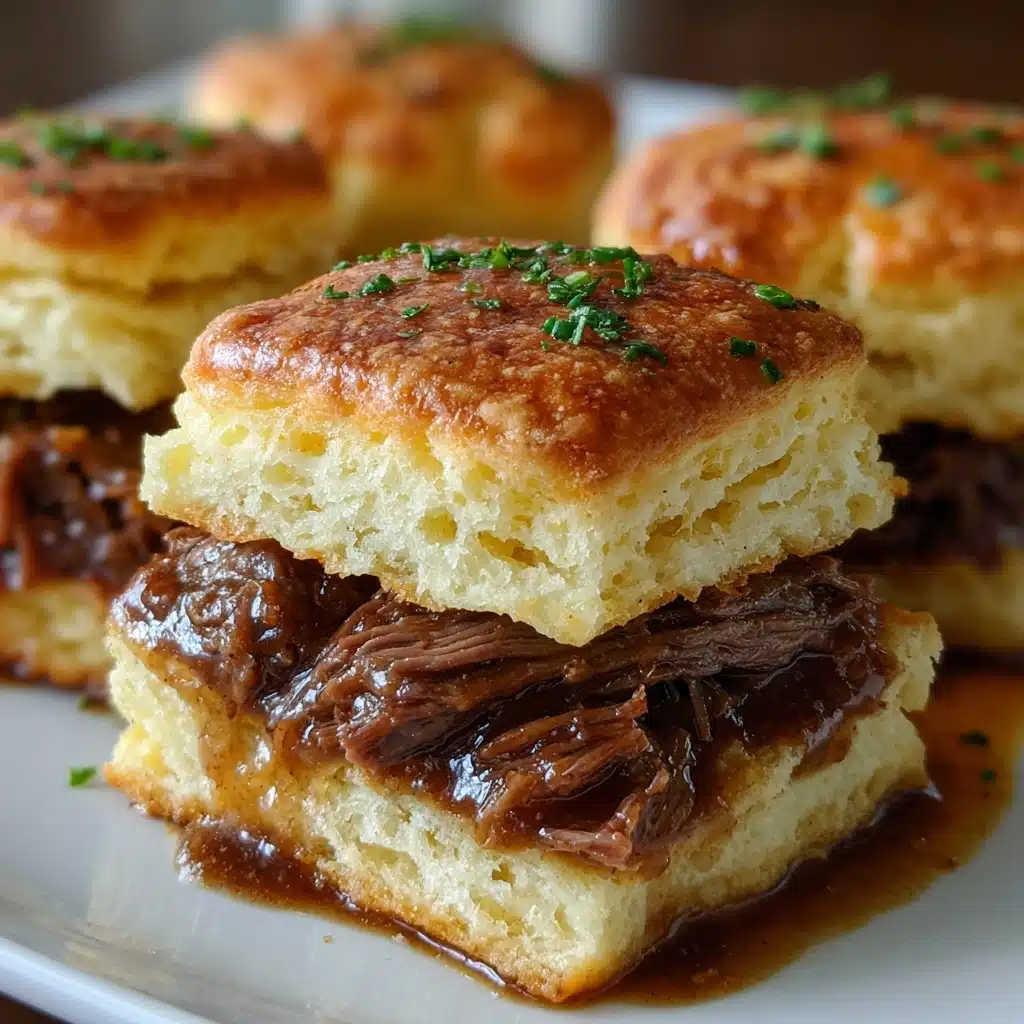 French Dip Stuffed Biscuits Recipe