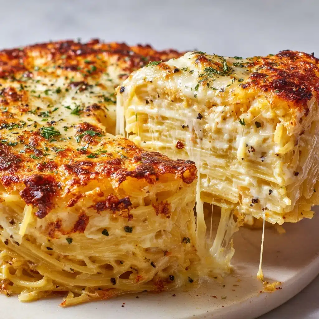 Baked Cream Cheese Spaghetti Casserole Recipe - Recipe Image