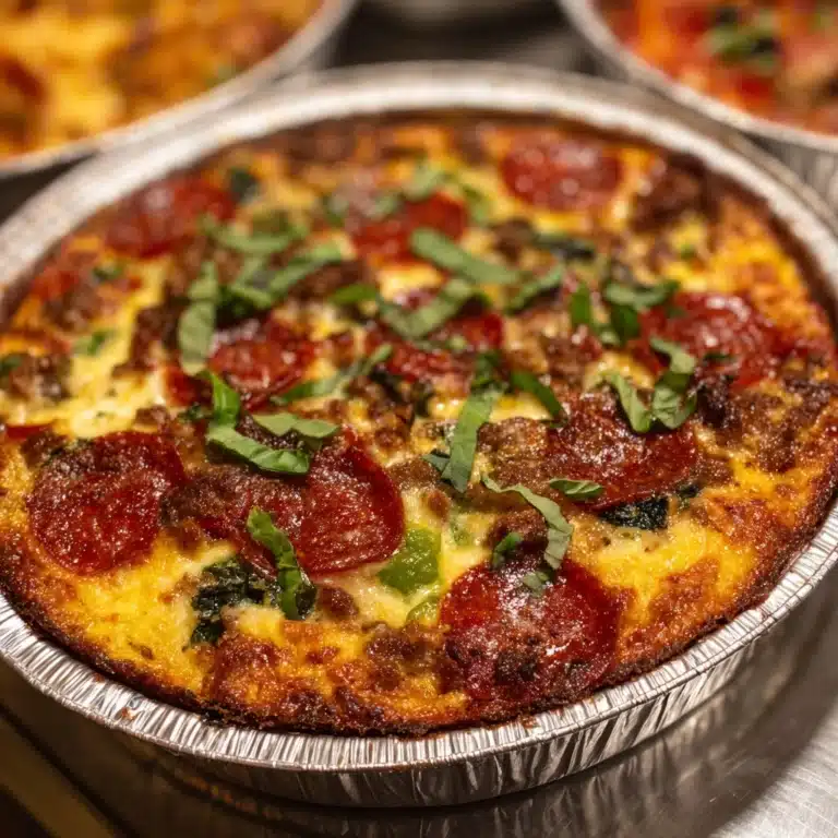 Low Carb Crustless Pizza Bowl Recipe