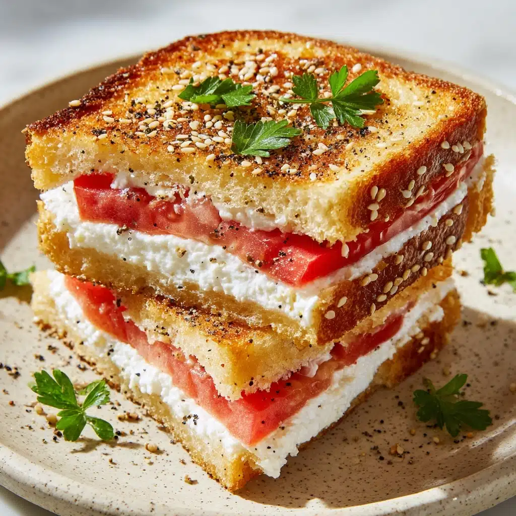 Tomato and Cream Cheese Sandwiches Recipe - Recipe Image