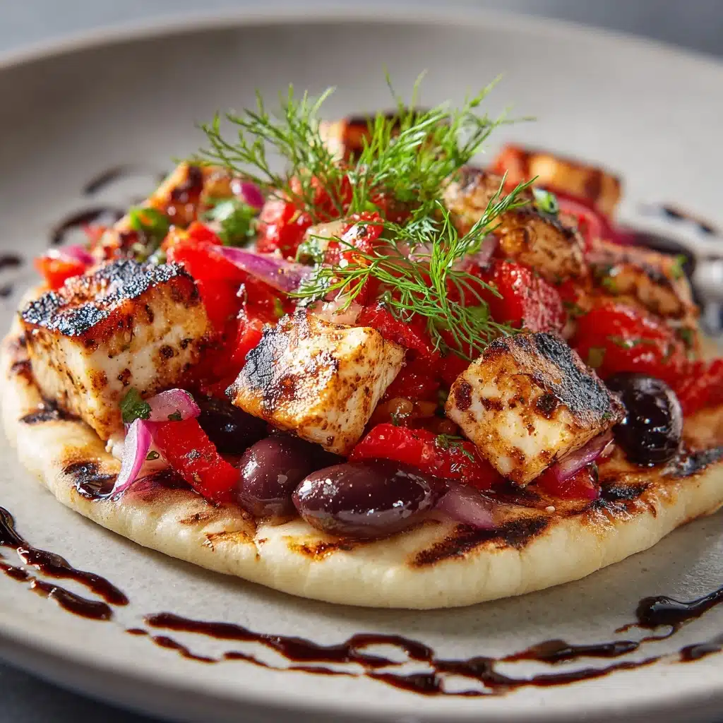 Greek Chicken Souvlaki with Tzatziki Recipe - Recipe Image