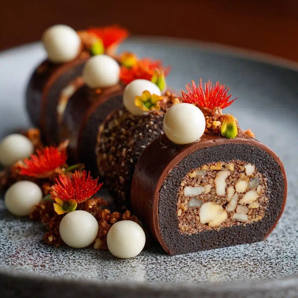 Summer Chocolate – Black Sesame – Coconut Candy Recipe - Recipe Image