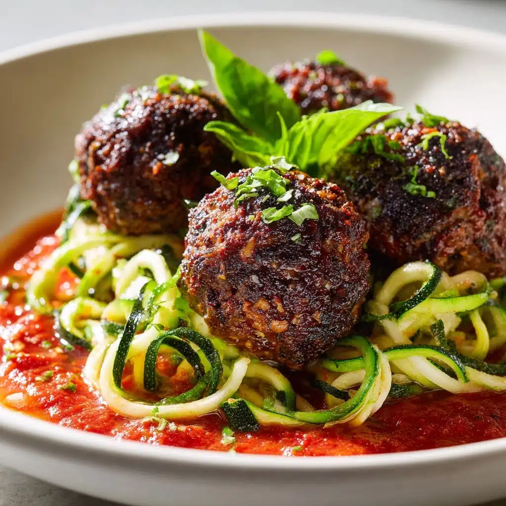 Zucchini Meatballs with Ground Beef Recipe - Recipe Image