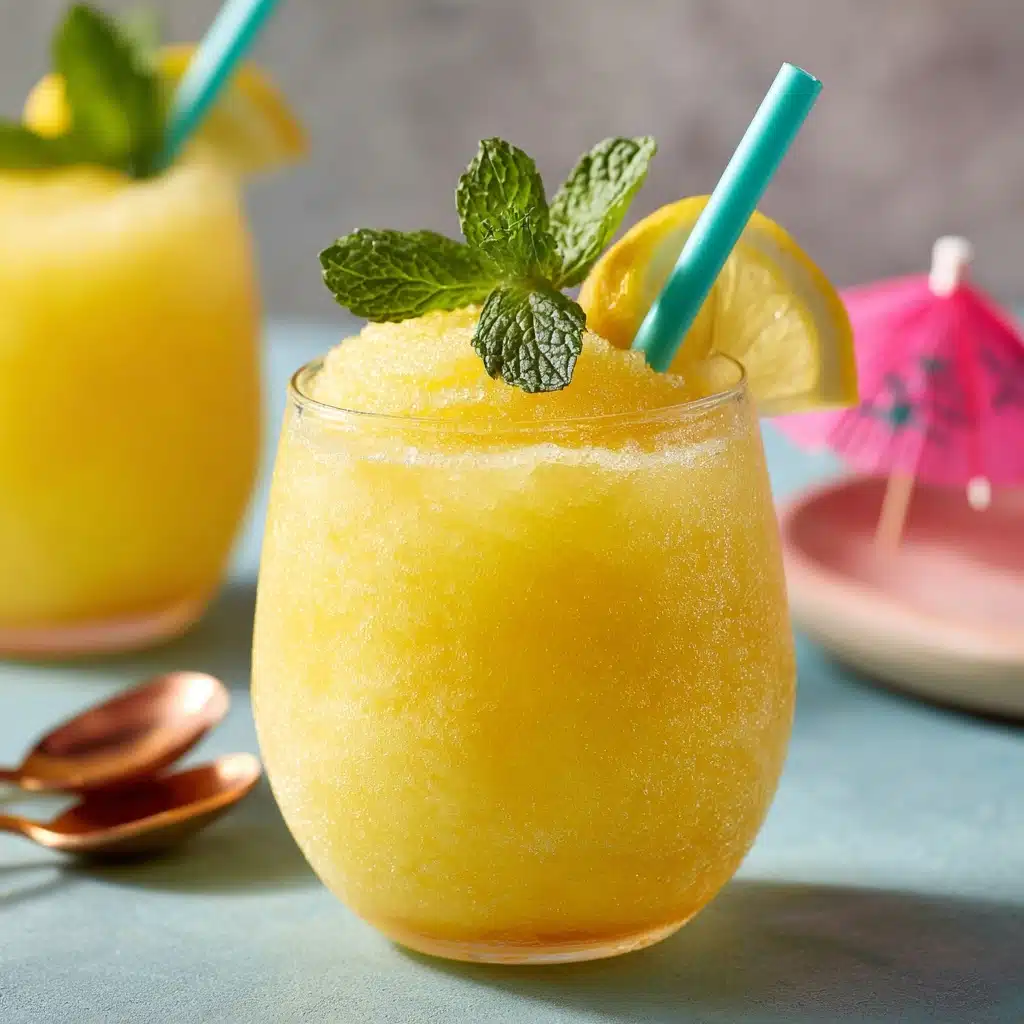 Frozen Lemonade Slush Recipe - Recipe Image