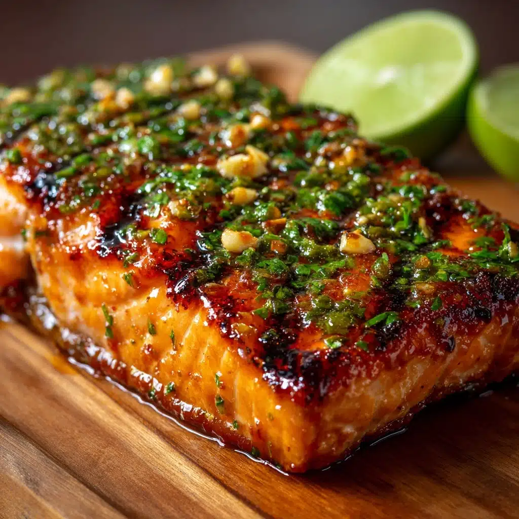 Cilantro Lime Honey Garlic Salmon Baked in Foil Recipe