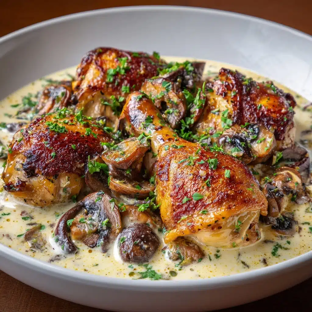 Baked Legs with Cream of Mushroom Recipe