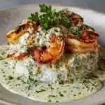 Zesty Shrimp & Avocado Rice Bowls with Cilantro Lime Sauce Recipe