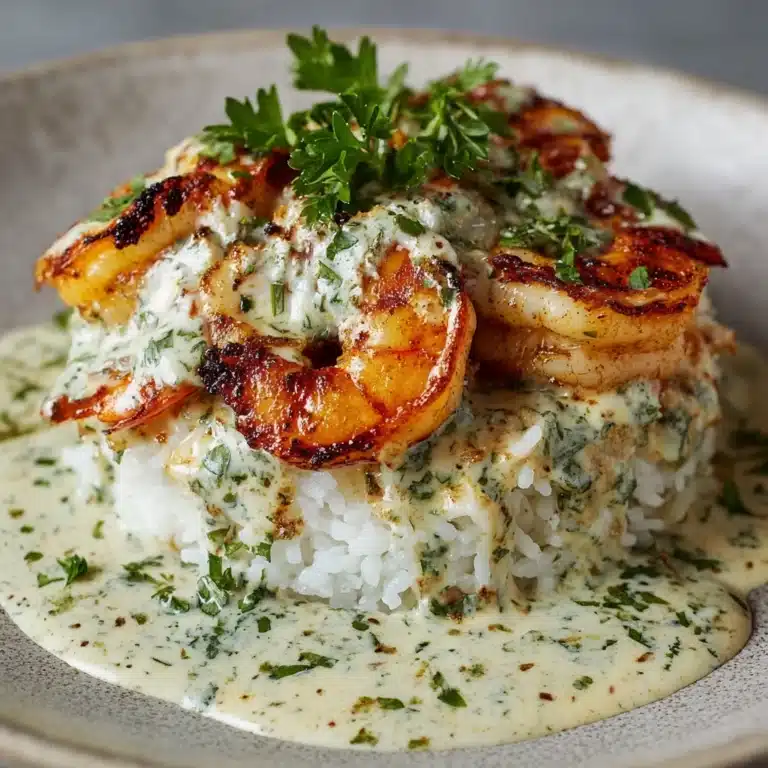 Zesty Shrimp & Avocado Rice Bowls with Cilantro Lime Sauce Recipe