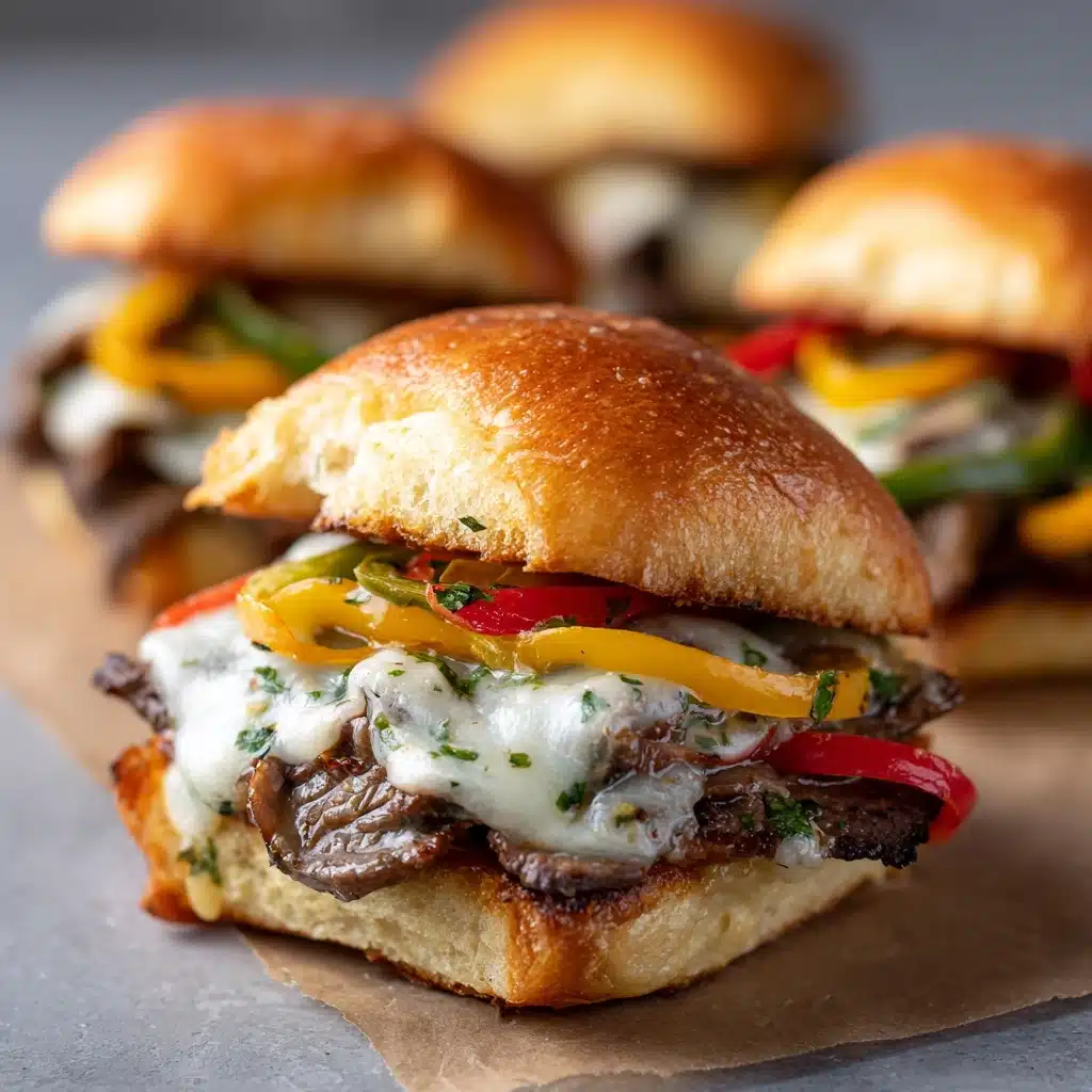 Philly Cheesesteak Sliders Recipe