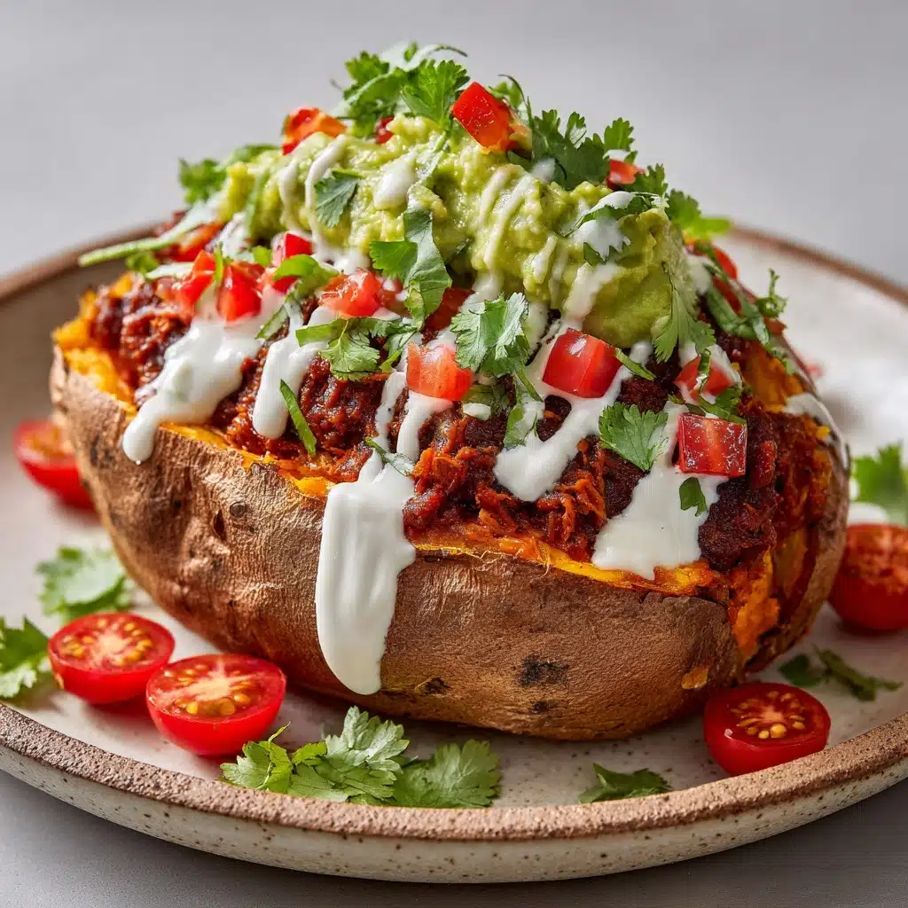 Taco Stuffed Sweet Potatoes Recipe