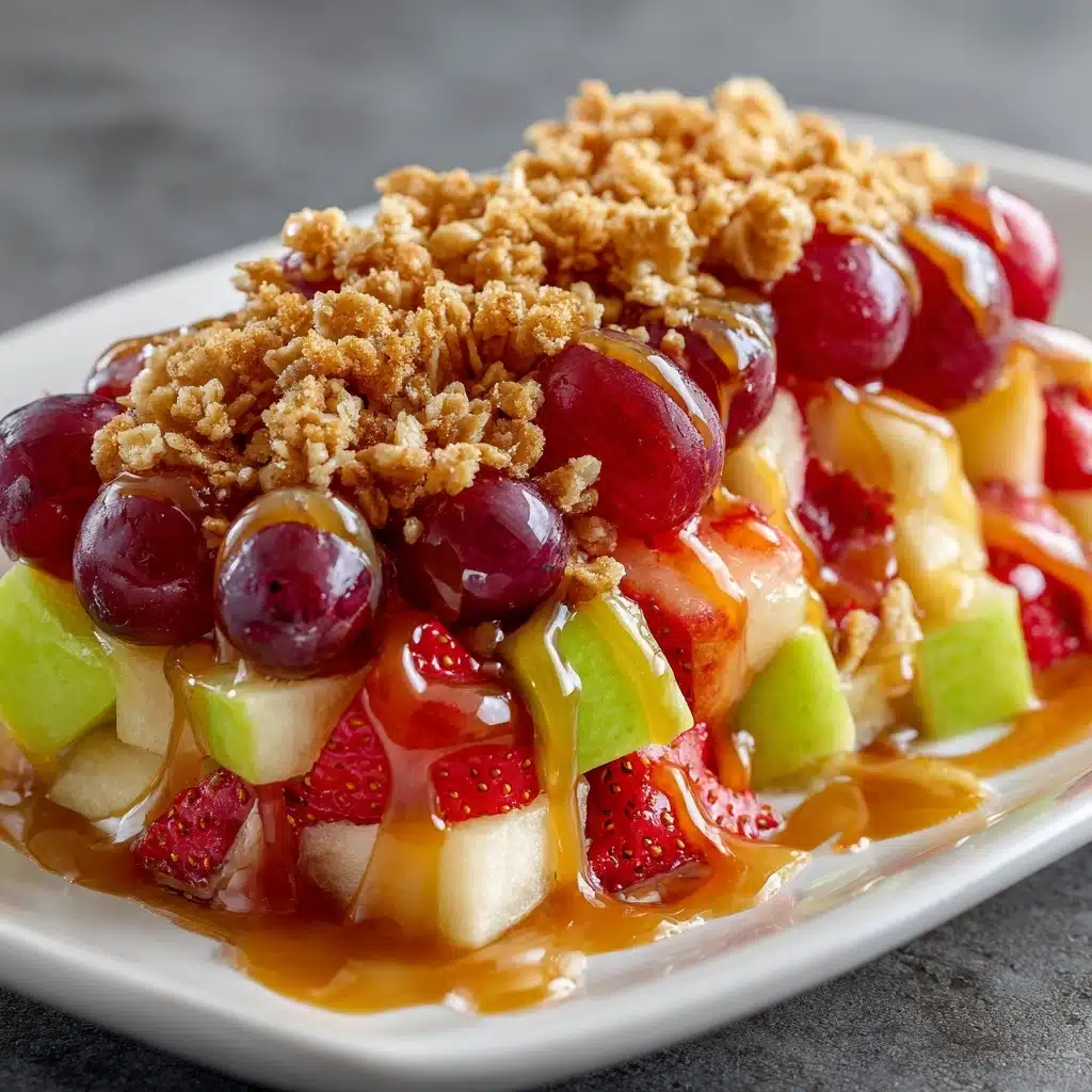 Caramel Crunch Cheesecake Fruit Salad Recipe - Recipe Image