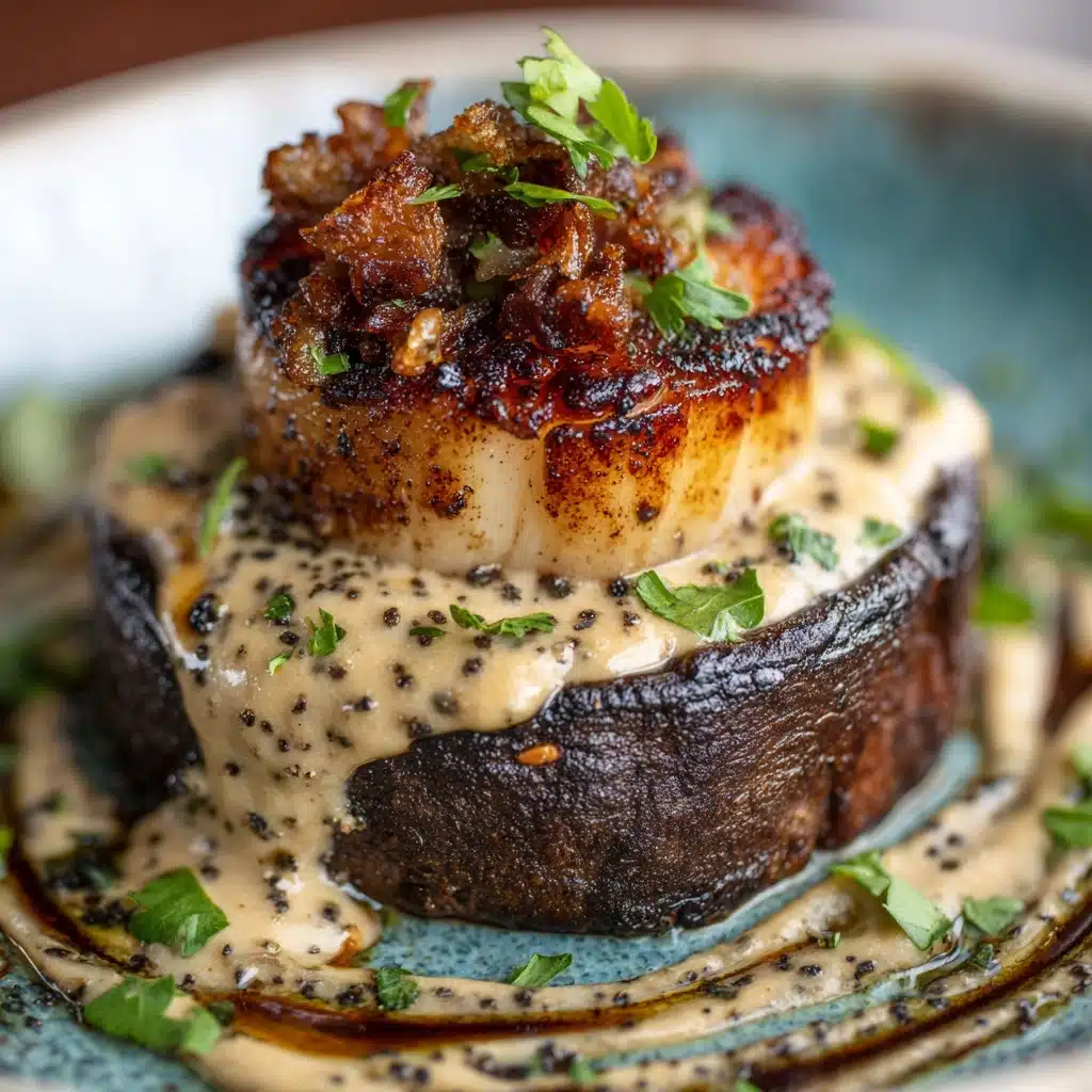 Creamy Garlic Crab-Stuffed Mushrooms Recipe