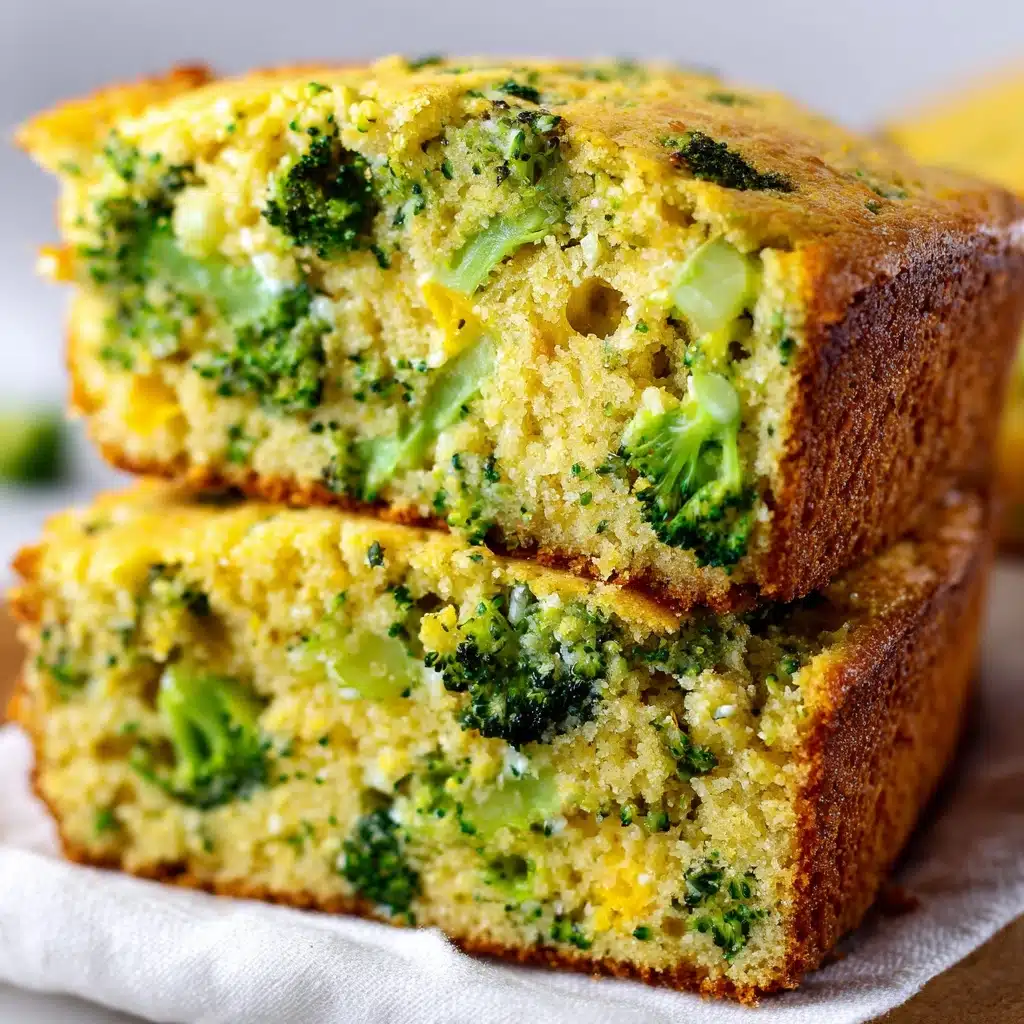 Cheesy Broccoli Cornbread Recipe - Recipe Image