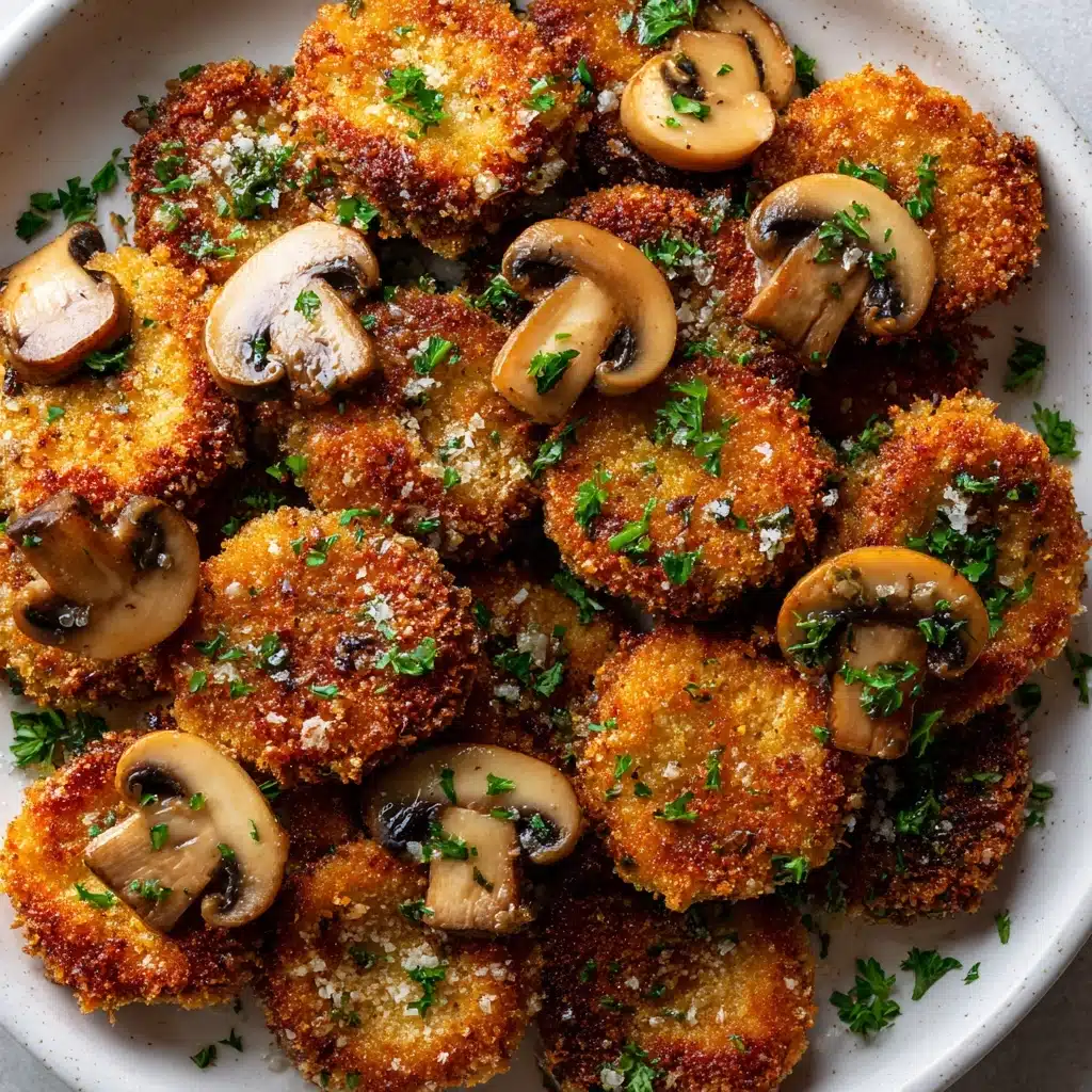 Crispy Breaded Mushrooms Recipe - Recipe Image
