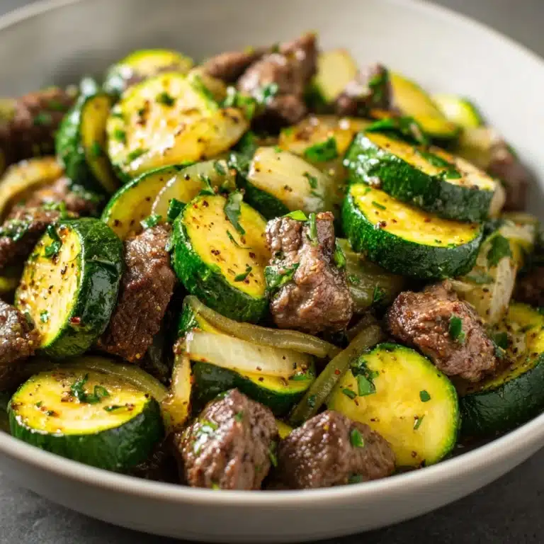 Beef & Zucchini Skillet Recipe