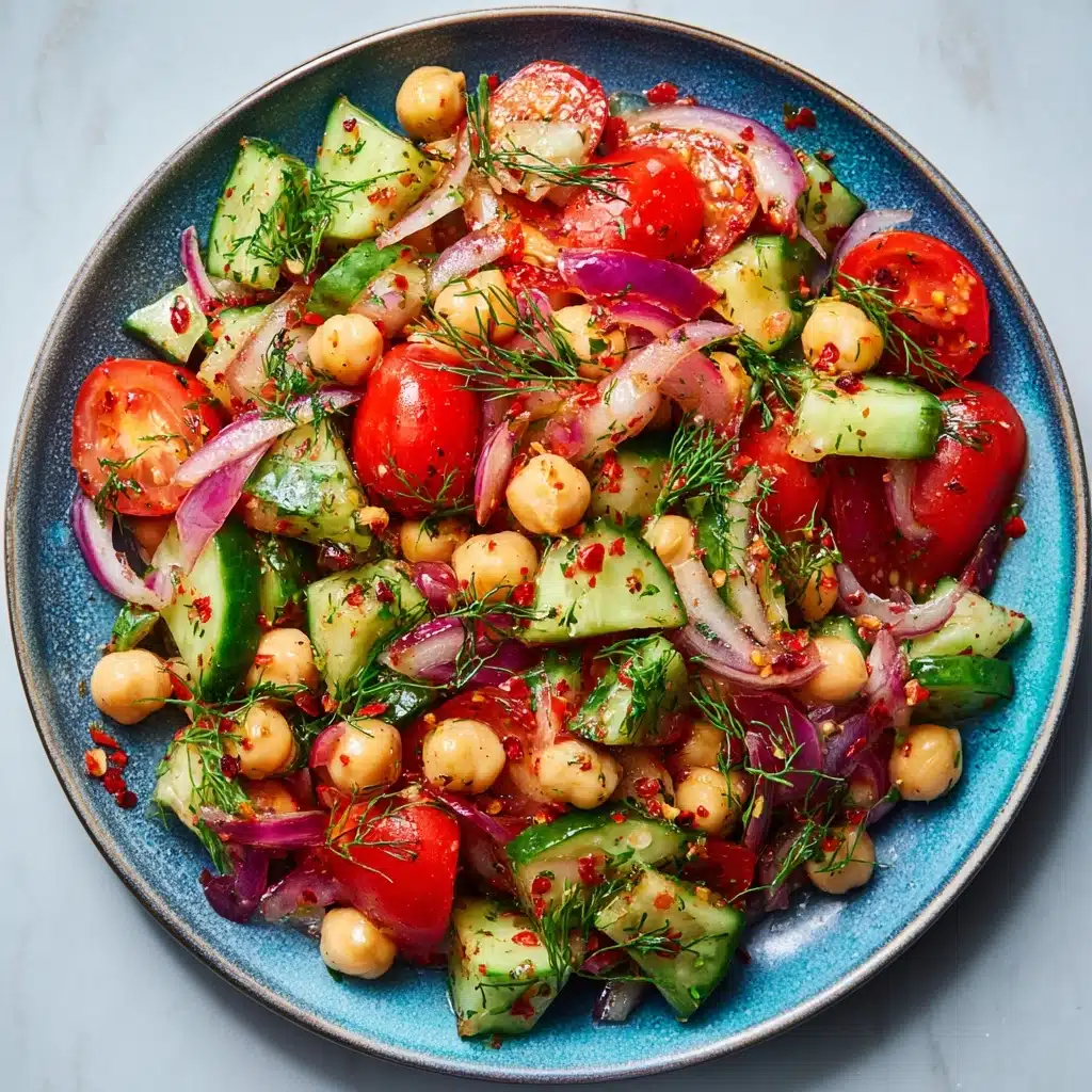 Chickpea Cucumber Salad Recipe