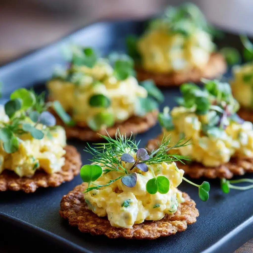 Dill Bread with Egg Salad and Apple Bites Recipe - Recipe Image