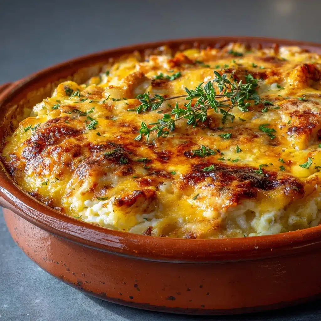 Cheesy Potato Chicken Bake Recipe - Recipe Image