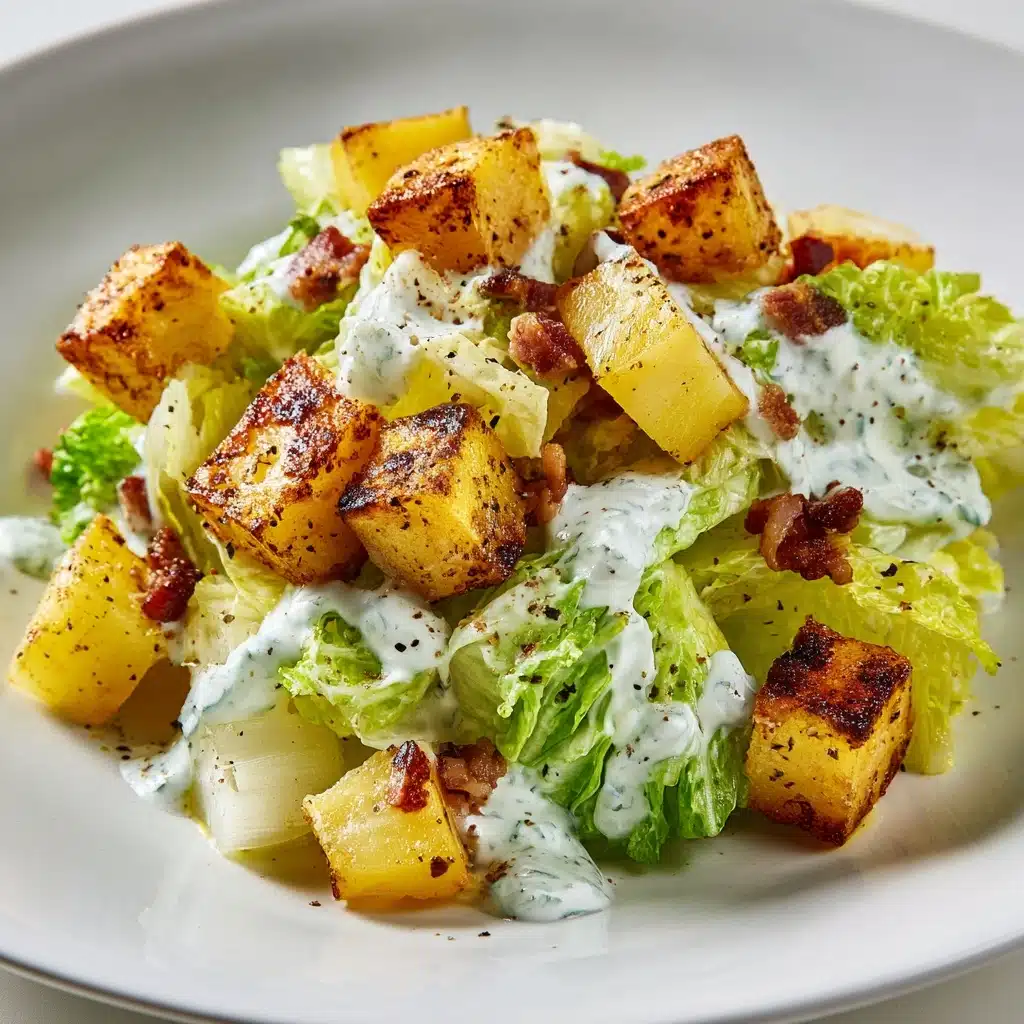 Crispy Potato Caesar Salad Recipe