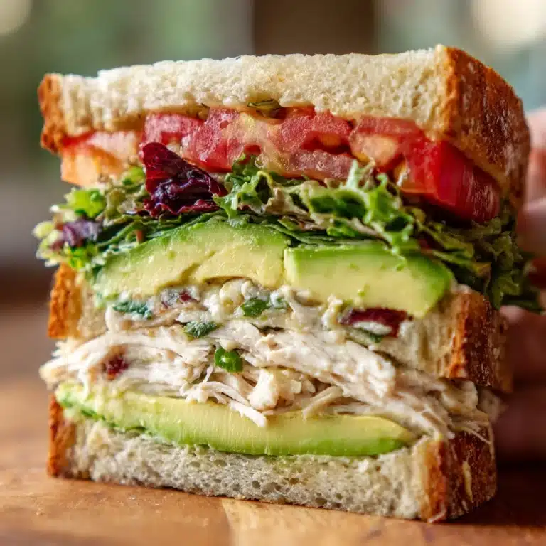 Honey Mustard Turkey Avocado Sandwich Recipe