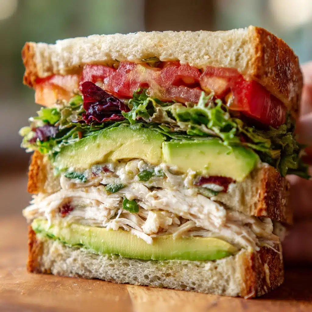 Honey Mustard Turkey Avocado Sandwich Recipe - Recipe Image