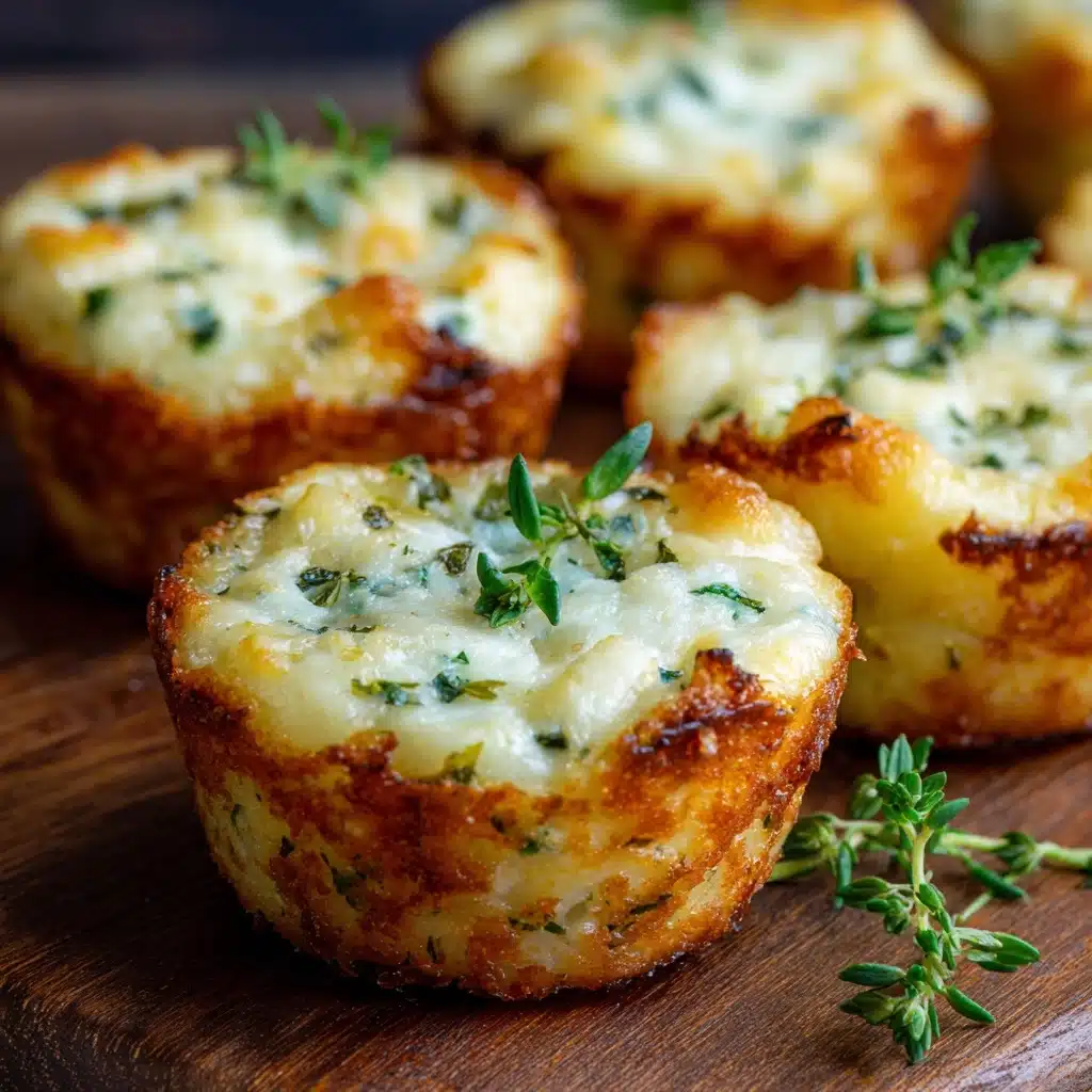 Crispy Parmesan Zucchini Potato Muffins Recipe