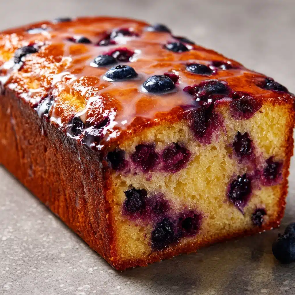 Blueberry Vanilla Bread with Lemon Glaze Recipe - Recipe Image