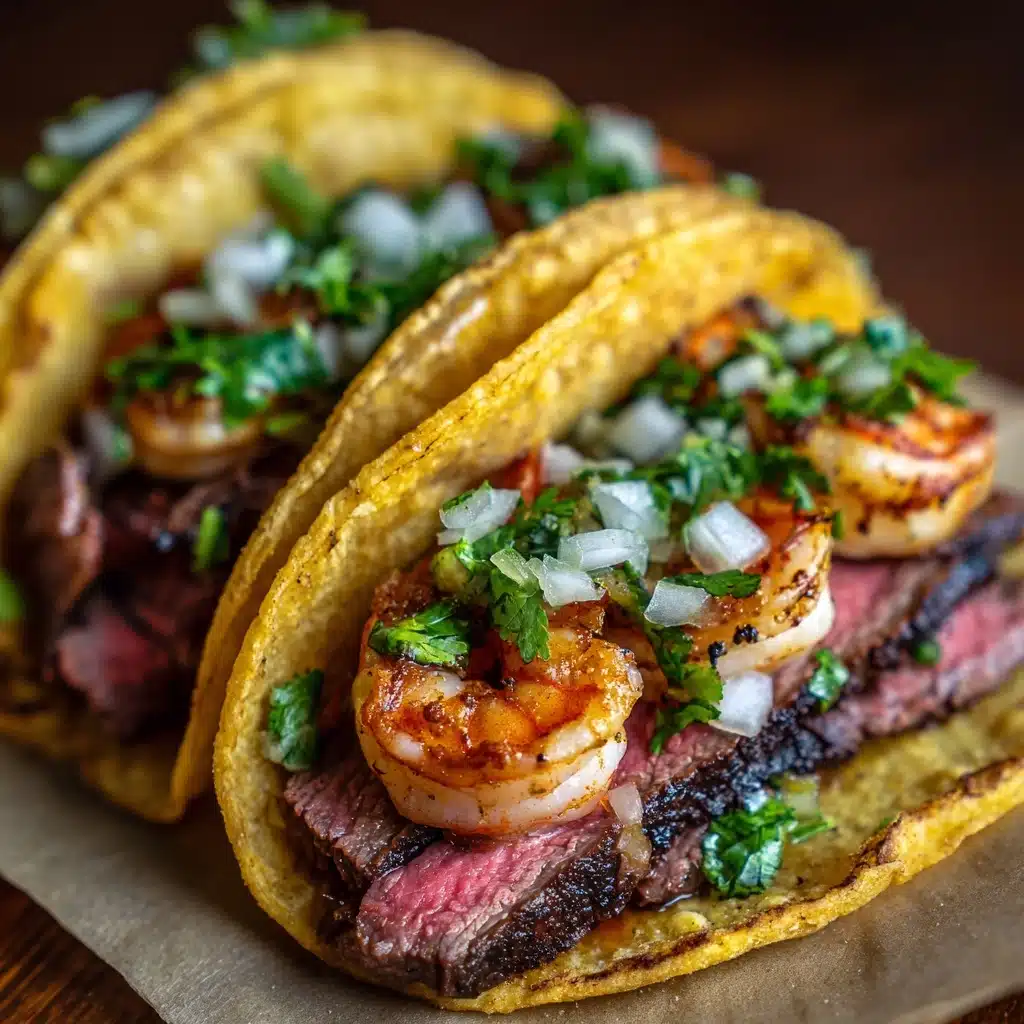 Steak and Shrimp Tacos Recipe - Recipe Image