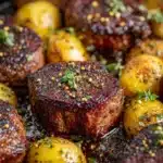 Garlic Butter Steak and Potatoes Skillet Recipe