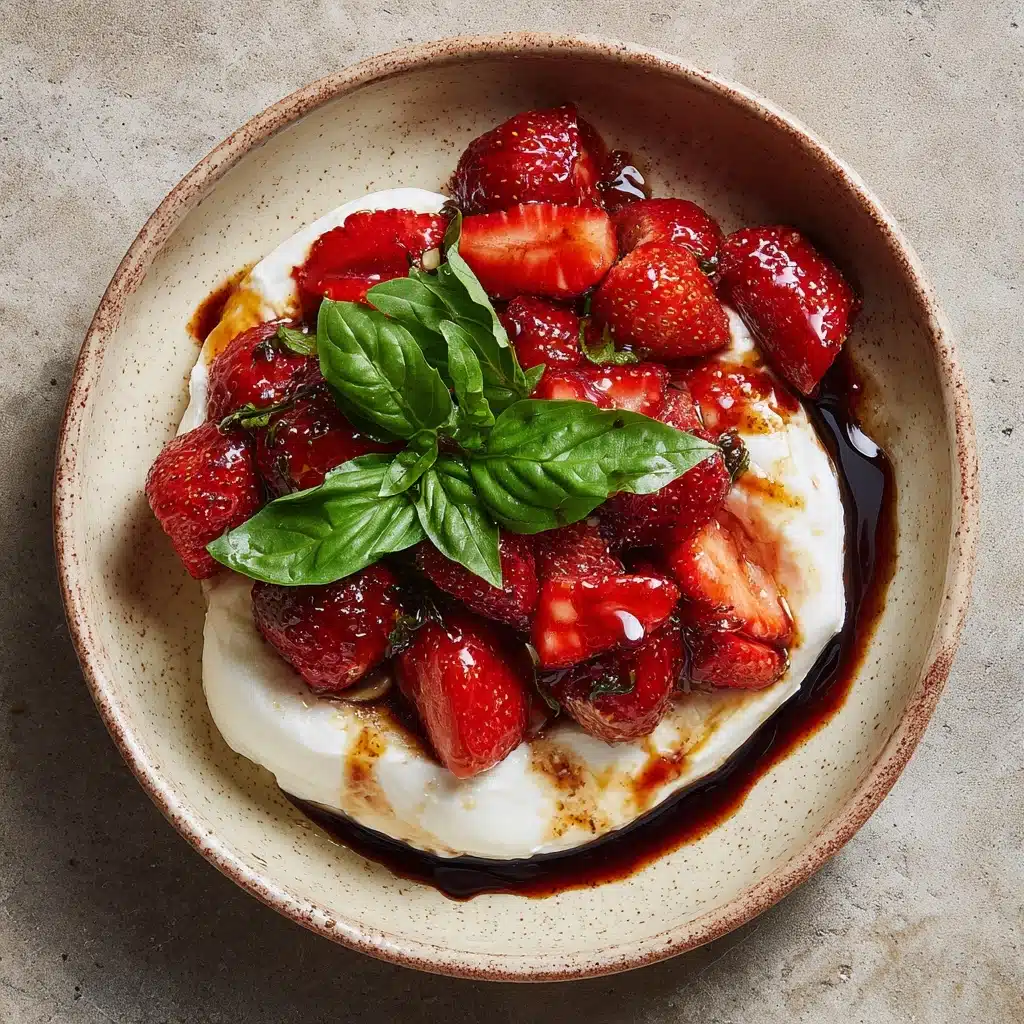 Balsamic Strawberry Caprese Recipe - Recipe Image