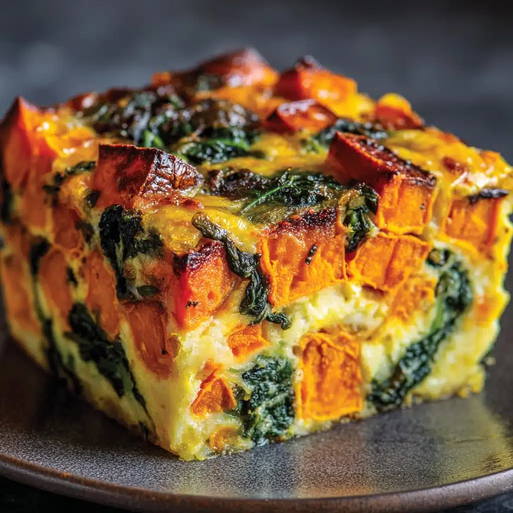 Sweet Potato & Spinach Bake Recipe - Recipe Image