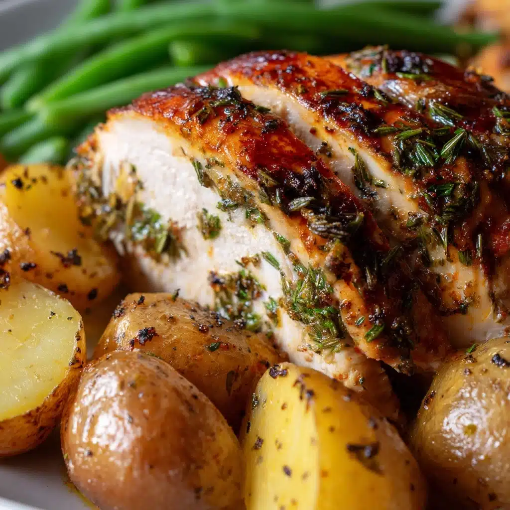 Italian Chicken, Potatoes, and Green Beans Recipe - Recipe Image