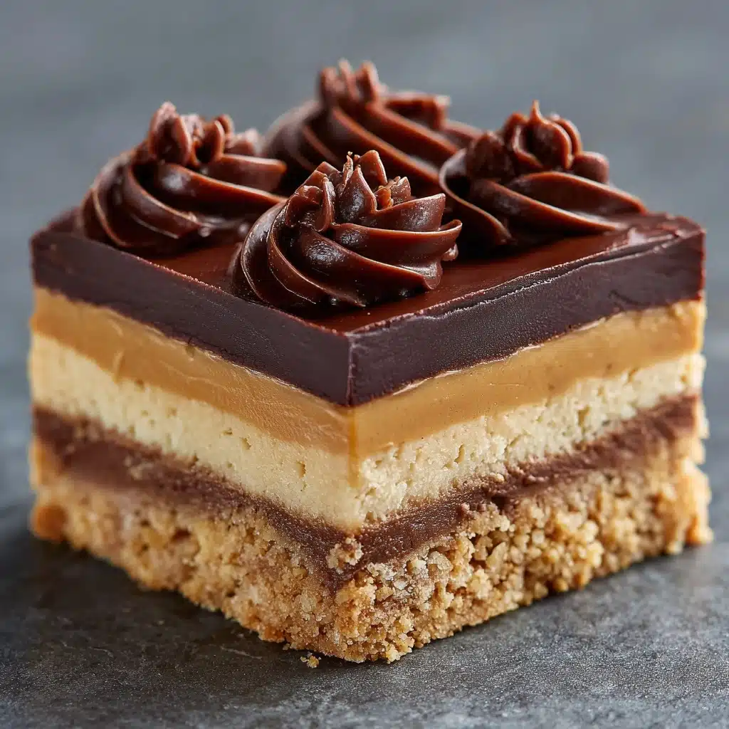 Chocolate Peanut Butter Dream Bars Recipe - Recipe Image