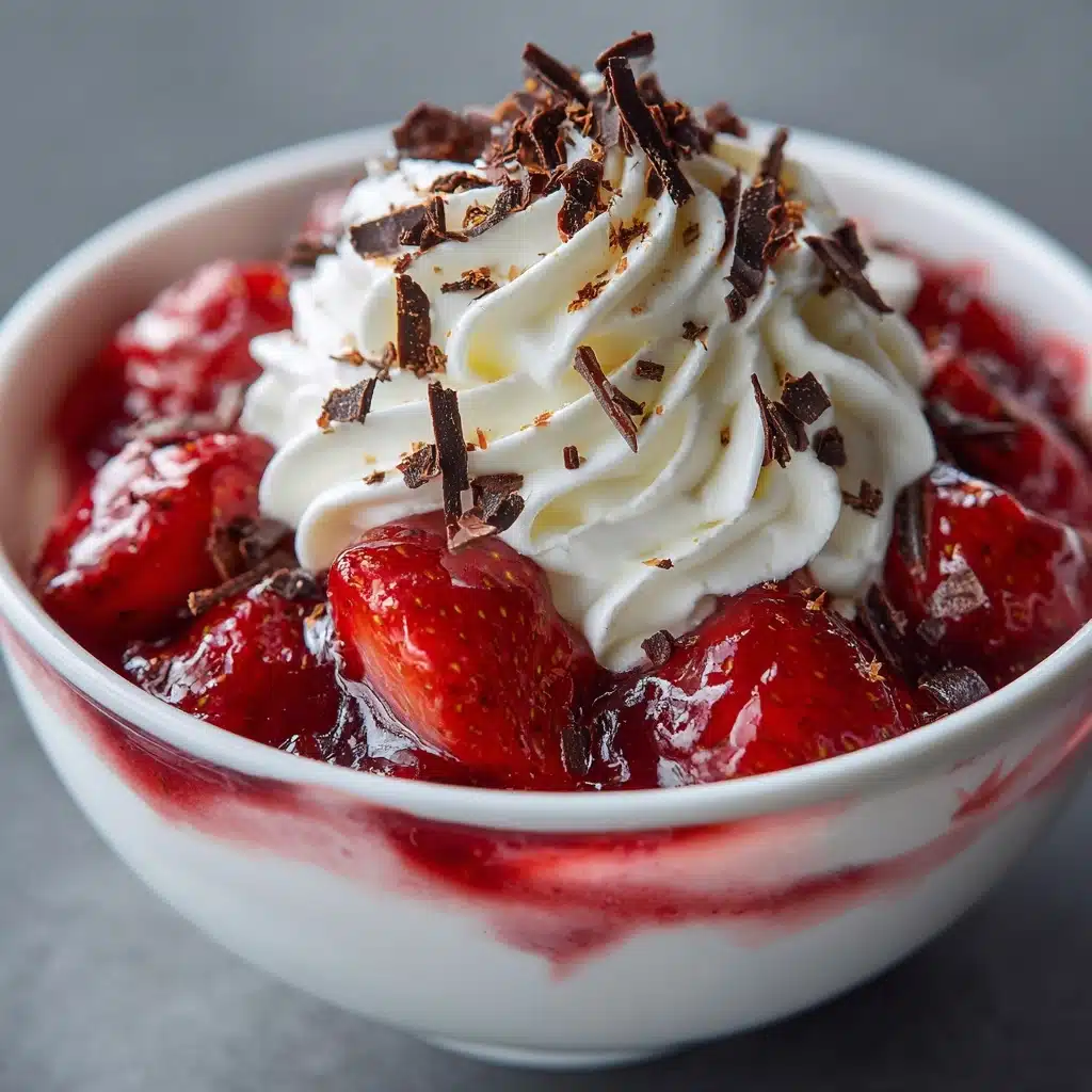 Creamy Strawberry Vanilla Delight Recipe - Recipe Image