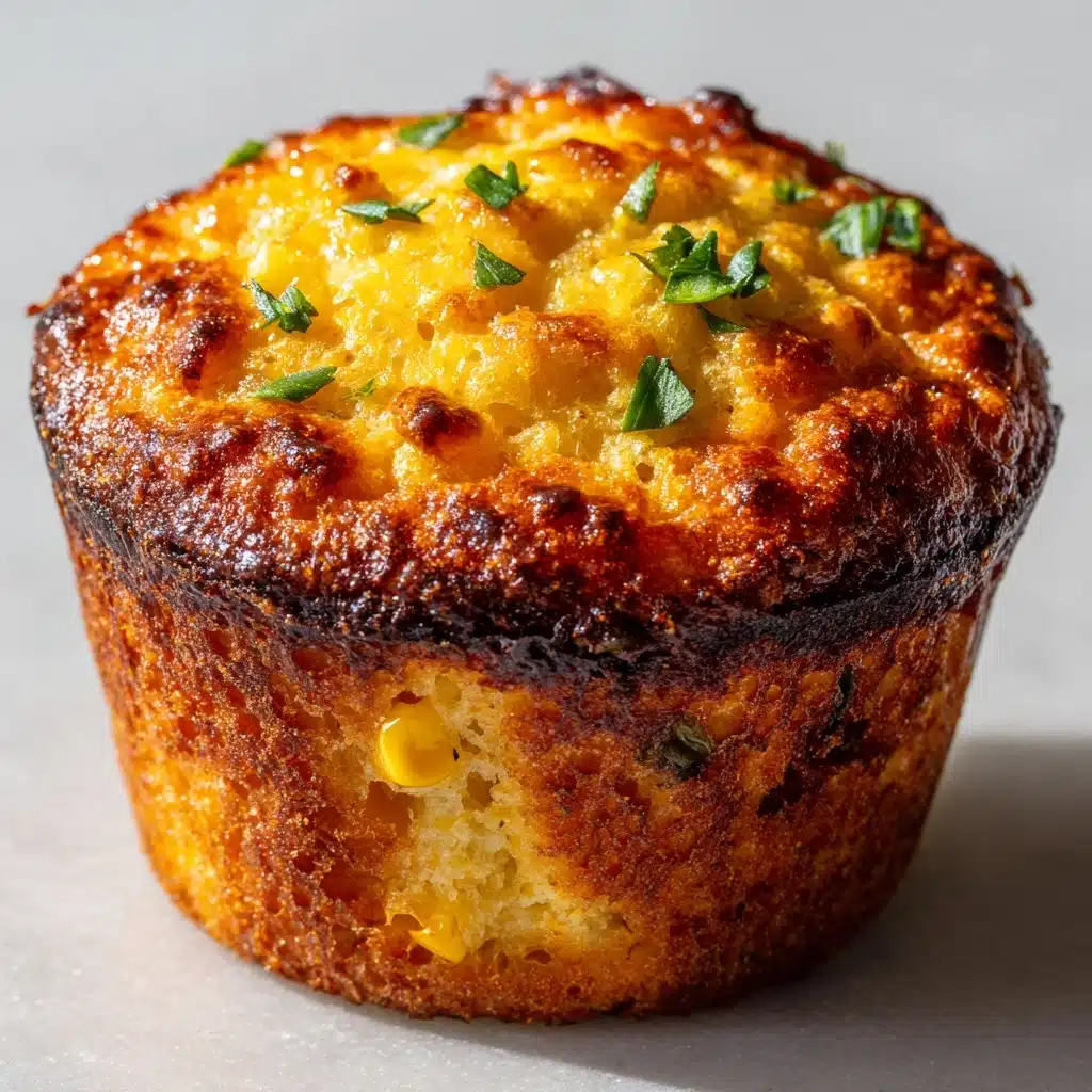 Crispy Cheddar Corn Potato Muffins Recipe - Recipe Image