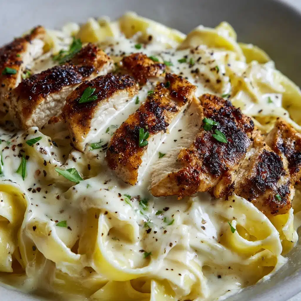 Chicken Alfredo with Egg Noodles Recipe - Recipe Image