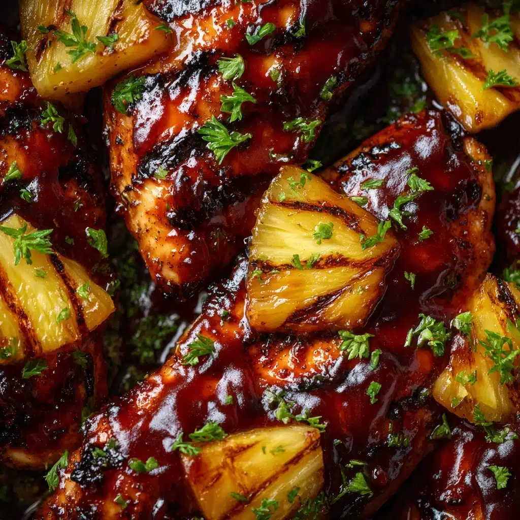 Hawaiian BBQ Chicken and Pineapple Foil Packets Recipe - Recipe Image